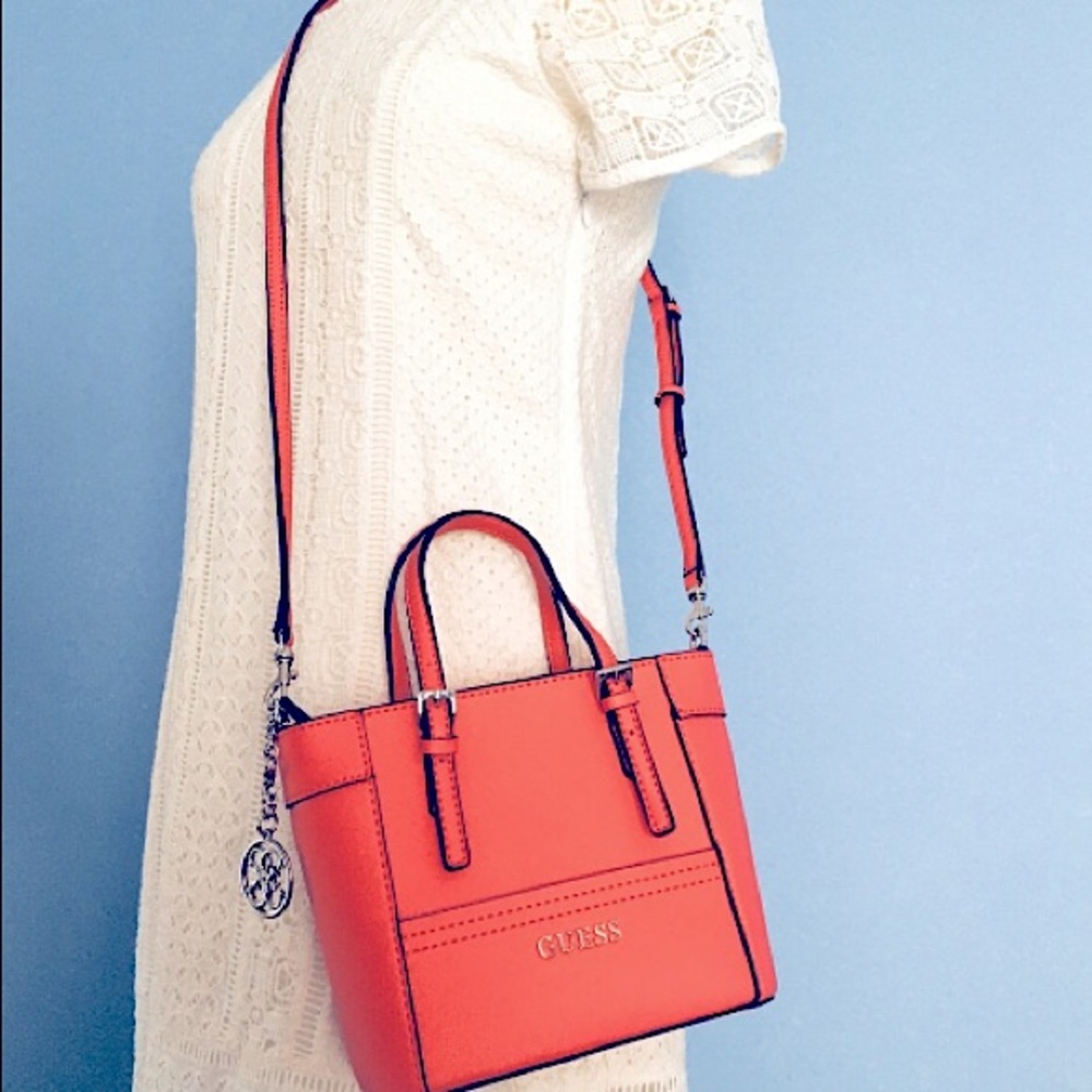 GUESS Coral Tote Bag